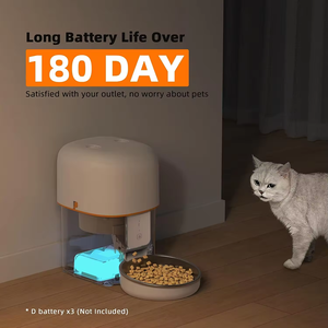 Distributeur automatique de nourriture <span class=keywords><strong>pour</strong></span> chiens et chats avec caméra HD, contrôle à distance par application Wifi, microchip, best-seller des articles <span class=keywords><strong>pour</strong></span> animaux de compagnie - Product Image 4