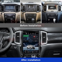 Pemutar Dvd Mobil Android 12.1 Inci, Radio Mobil Layar Lebar untuk Ford Ranger 2016-2021 Mobil dengan Carplay dan Android Auto
