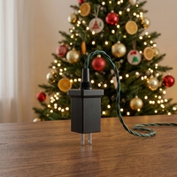 Adaptateur secteur mural étanche HYT DC AC IP44 3.5V 1A 3.5W pour lumières de Noël
