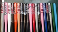 Mini batte de baseball en bois avec logo personnalisé, vente en gros, souvenir sur le thème du sport, cadeau pour la promotion d'événements