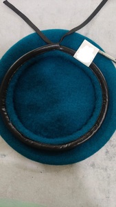 Wholesale Custom Logo French <b>Beret</b> Cap 100% Breathable <b>Wool</b> Navy Blue Green Printed Summer Colors for Men's Outdoor Beach Use - Product Image 2