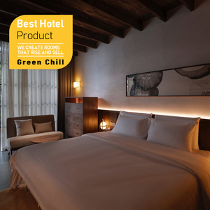 Muebles de interior modernos para hoteles comerciales, juego de dormitorio de madera de estilo ecléctico para villas, apartamentos y espacios de hostelería. - Product Image 1
