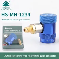 Hongsen adaptateur rapide en métal Durable américain Standard voiture climatisation R1234Yf réfrigérant réfrigération pièces d'échange de chaleur