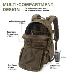 Sac à dos tactique pour hommes 20L Sac à dos Molle EDC Sac à dos de jour pour la randonnée, les voyages, le camping, la chasse - Product Image 5