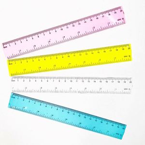 Regla Recta Transparente con Logotipo Personalizado, Herramientas de Medición de 15 cm, 20 cm, 30 cm para Estudiantes y Niños, de Plástico, para Promoción - Product Image 2