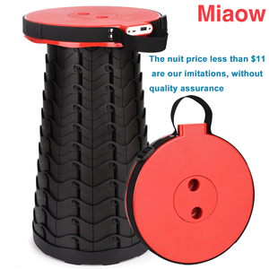Rugged Modern Retractable Folding Portable Apartment <strong>Bedroom</strong> <strong>Stool</strong> with Mobile Power Supply - Product Image 5