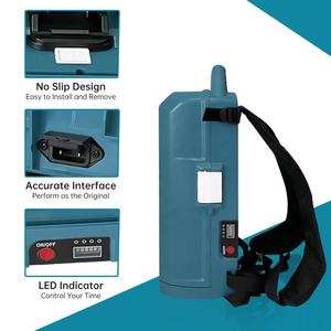 Sac à dos d'alimentation portable, <span class=keywords><strong>batterie</strong></span> externe pour outils Makita, Dewalt, <span class=keywords><strong>Bosch</strong></span> 14,4-20V, <span class=keywords><strong>support</strong></span> pour 4 batteries Li-ion - Product Image 2