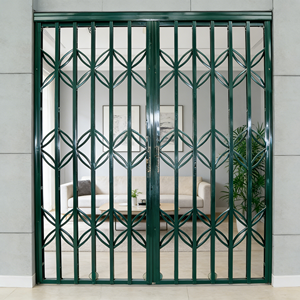 Griglia di sicurezza moderna per finestre in ferro battuto, protezione scorrevole in acciaio inossidabile <span class=keywords><strong>con</strong></span> <span class=keywords><strong>serratura</strong></span>, robusta e resistente alla corrosione - Product Image 4