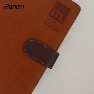 Taccuino marrone 25K con copertina rigida da lavoro ampiamente utilizzato in pelle di qualità superiore A5 Classeur Note Book Custom Budget 6 Ring Binder - Product Image 3