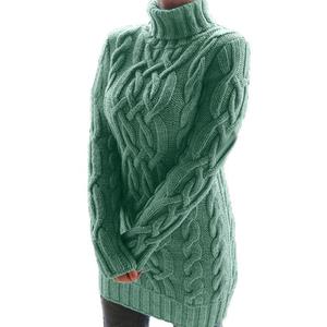 Nuovo Abito Autunno Inverno in Cotone Naturale Traspirante, Vestibilità Ampia, Maniche Lunghe, Spesso, per Donna - Product Image 6