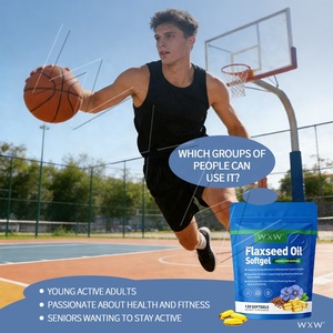 Cápsulas de Aceite de Linaza Orgánico de 1000 mg, Suplemento Herbal Diario para la Salud del Corazón, Cerebro, Piel y Funciones Cognitivas en Adultos - Product Image 5