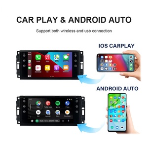 Lecteur DVD de voiture Jiawell 7 pouces 4 cœurs avec écran IPS, WIFI, GPS, Android 2 Din, <span class=keywords><strong>autoradio</strong></span> pour Jeep Cherokee 2007-2014 - Product Image 2