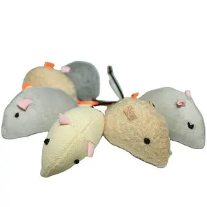 2021 Pet Toy 3Pcs Toy Set Mini Mouse peluche Catnip mouse Value Pack cat Mouse toy con erba gatta