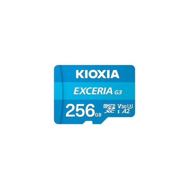 EXCERIA G3 256GB LMEX3L256GG4 Micro TF UHS-I U3 V30 A2 160MB/s Mini SD Memory Card for Drone Camera Smartphone