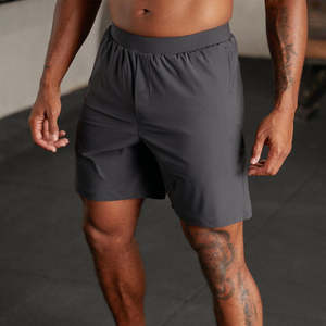 Athletic Sports Nylon Custom Logo 5 Inch Workout Training Mens Gym <b>Shorts</b> With Zipper Pockets - Product Image 1
