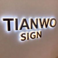 Lettres lumineuses 3D personnalisées pour enseignes de magasin, publicité extérieure, logo, enseignes lumineuses à LED rétroéclairées