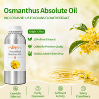 Ekstrak Bunga Osmanthus Fragrans Minyak Absolut Asal Cina 100% Murni Alami untuk Pencampuran Wewangian Premium