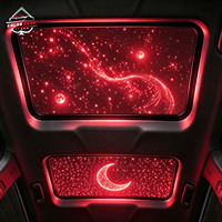 Film LED RGB Ciel Étoilé avec Télécommande, Lumière Étoilée LED RGB Synchronisée avec la Musique, Effet Météore Scintillant, Lumière Ambiante, Installation Non Destructive