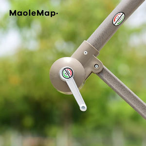 Sombrillas al aire libre para restaurantes 3 M 2,7 m patio puesto sol plegable plátano sombrilla <span class=keywords><strong>playa</strong></span> sombrilla sombrillas Bali sombrilla - Product Image 4