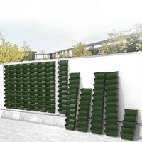 Mur vert vertical Living Jardin Systèmes d'irrigation muraux de jardin verticaux Jardinière murale suspendue Jardinière verticale Pot de fleurs pour plantes