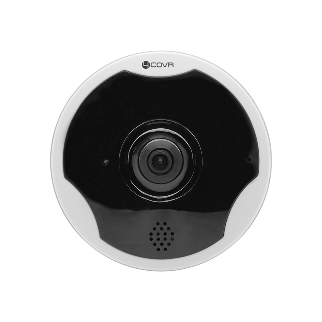 4COVR 6MP Sony Sensor 360 Degree EPTZ Fisheye Camera Panoramic Night Vision Two-way Audio AI Face Detection CCTV PoE Security