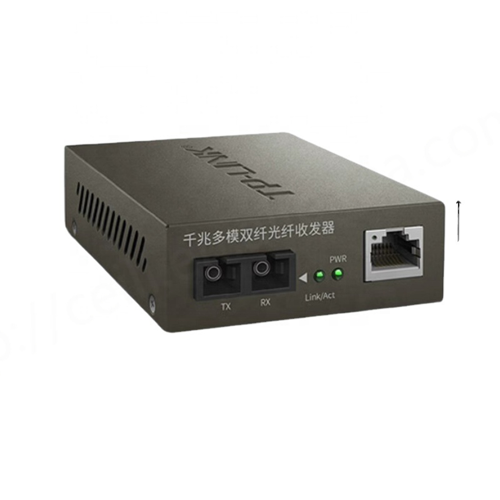 1pair TP-LINK TL-MC210CS 1000M SC 20km Singlemode Fiber Media Converter