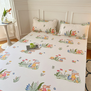 Nữ Hoàng Tấm Thiết Lập 3 Mảnh Thiết Lập Bao Gồm 2 Vỏ Gối Và Dưới Tấm Máy Có Thể Giặt Cho Nữ Hoàng Kích Thước Giường - Product Image 2