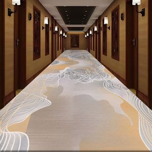 Modern Style Custom Floor Mat Superior Hotel Corridor Non-<strong>Slip</strong> Absorbent Sound Corrugated Runner Rug - Product Image 3