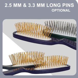 แปรงสำหรับสัตว์เลี้ยงแบบมืออาชีพ ขจัดขนหลุดร่วงและขนพันกัน แปรงขนสุนัขแบบเข็มยาวพิเศษ - Product Image 4