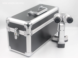 Microscopio de Hendidura LED Portátil InnoVue Opto PSL-1 con Diseño de Mano para Exámenes Oftalmológicos y Veterinarios, Color Plateado - Product Image 5