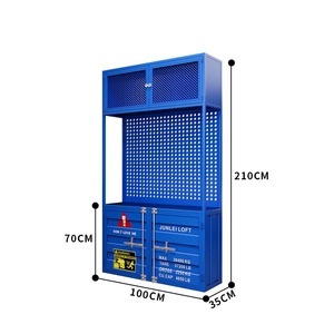 Industriële Stijl Commercieel Meubilair Metalen Wijnkast Display Stand Voor Pop En Lego Voor Commerciële Instellingen
