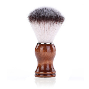 Pinceau à raser Playboy, poils en nylon, manche en bois de Styrax, pour le soin de la barbe - Product Image 1