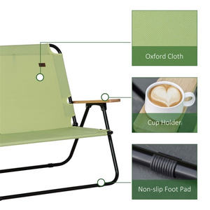 Chaises de camping pliantes en tissu Oxford avec logo personnalisé DB pour les voyages et les ateliers pour l'expédition (interdites par) - Product Image 2