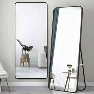 Miroir de sol en verre aluminium doré moderne 2025 tendance Meubles de décoration intérieure pour grandes chambres et salons - Product Image 1