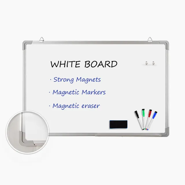 Custom Office Aluminum Frame Dry Erase Smooth Writing Notice Memo White Board Magnetic Whiteboard Good Quality For Kids For Sale