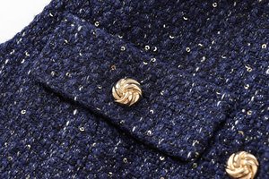 Nouveau <span class=keywords><strong>Gilet</strong></span> <span class=keywords><strong>Femme</strong></span> Rétro Chic 2024, Col Rond Texturé, <span class=keywords><strong>Sans</strong></span> Manches, Ceinture Joker Ornée de Perles, Coupe Slim. - Product Image 6