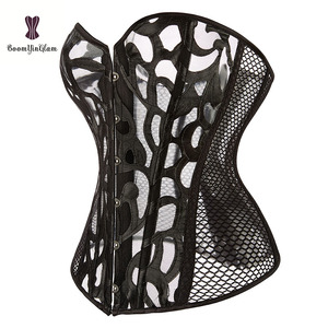 Taglie forti xxxxxxxl Sexy maglia reggiseno Shaper maglia <span class=keywords><strong>Bustier</strong></span> <span class=keywords><strong>bianco</strong></span> e nero donna corsetto <span class=keywords><strong>Top</strong></span> con mutandina - Product Image 3