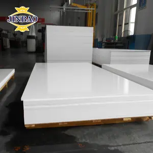 JINBAO sert plastik 2mm kalınlığı beyaz ahşap kimyasal hafif renkli beyaz PVC köpük panolar