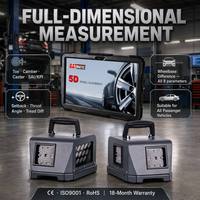 GATmatic GA-500 Alineador de Ruedas Inalámbrico 5D, Cámara Magnética Portátil, Alta Precisión Óptica, Sin Haz, IA para Automóviles, 10000mAh, Certificado CE