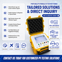 Testeur solaire photovoltaïque haute précision, testeur portable de module PV pour tester les performances des modules en extérieur