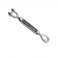 Tendeur à câble en acier poli à mâchoire et œillet pour applications de levage industrielles