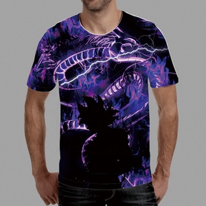 T-<span class=keywords><strong>Shirt</strong></span> sportiva in poliestere a maniche corte da uomo all'ingrosso stampa su tutta la superficie T-<span class=keywords><strong>Shirt</strong></span> stampata digitale 3d maglietta estiva di moda <span class=keywords><strong>Anime</strong></span> - Product Image 5
