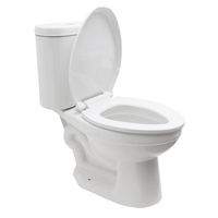 Siège de toilette intelligent avec bidet électrique, chauffage thermostatique, couvercle en plastique, veilleuse, fermeture douce, charnière à dégagement rapide, pour salle de bain