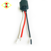 Adaptateur de prise femelle H13 9008, câble de connexion, faisceau de câblage, fiche de raccordement, phare automobile, lampe, 3 fils, 15 cm, 18 AWG