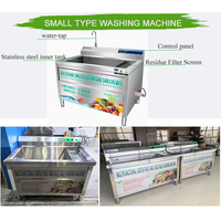 Hoge kwaliteit 304 roestvrijstalen bubbelwasmachine automatische groente- en fruitreiniger voor voedselverwerking