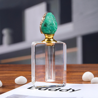 Souvenirs de mariage En Cristal Naturel Agate Améthyste huile Essentielle Bouteille De Parfum 3ML 6ML 12ML Personnalisé