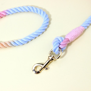 Nouvelle arrivée Gradient <span class=keywords><strong>Rampe</strong></span> Polyester Pet Dog Laisse Creative Outdoor Dog Traction Rope - Product Image 3