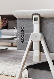 Culla a dondolo per neonati con ruote, set biancheria da <span class=keywords><strong>letto</strong></span> per culla, <span class=keywords><strong>lettino</strong></span> da viaggio, <span class=keywords><strong>lettino</strong></span> da affiancare al <span class=keywords><strong>letto</strong></span> con ruote - Product Image 3