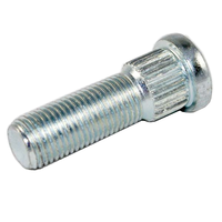Boulons à bride de roue en acier allié dentelé M12x1.5x14mm de haute qualité, en acier au carbone, zingués