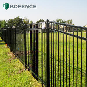 जस्ता स्टील गार्डन बाड़ नगरपालिका ग्रीन बेल्ट अलग-अलग रेलिंग वनस्पति उद्यान दबाव उपचार धातु के लिए सुरक्षात्मक बाधा - Product Image 4